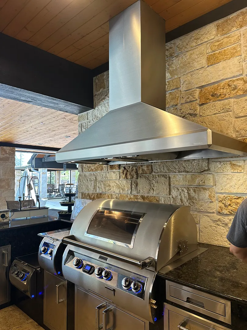 Fire Magic Grill and Vent Hood